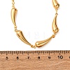 304 Stainless Steel Link Chain Necklaces for Women NJEW-G178-01G-01-5
