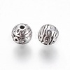 Tibetan Style Zinc Alloy Beads X-PALLOY-L230-01AS-RS-2