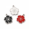 304 Stainless Steel Enamel Charms STAS-F291-06P-1