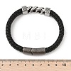 Braided Leather Cord Bracelets for Men BJEW-Z081-18AS-5