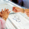 Acrylic Jewelry Single Ring Display Stands ODIS-WH0099-246-5