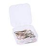 30Pcs 5 Color Ion Plating(IP) 304 Stainless Steel Earring Hooks STAS-ZZ0001-05-5