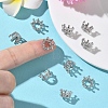 SHEGRACE Brass Micro Pave Cubic Zirconia Pendants XGRQ3D553-507P-5