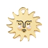 Opaque Acrylic Pendants SACR-F017-01B-1