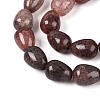 Baking Paint Crackle Glass Beads Strands DGLA-N019-03A-13-3