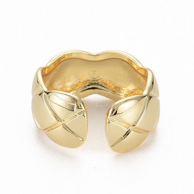 Brass Cuff Rings RJEW-Q164-026-NF-1