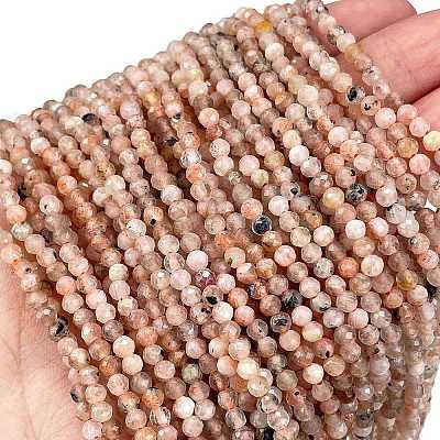 Natural Sunstone Beads Strands G-H002-A03-01-1