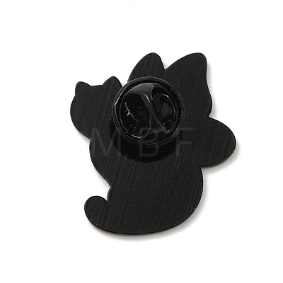 Cat with Butterfly Wing Enamel Pins JEWB-K018-04D-EB-1
