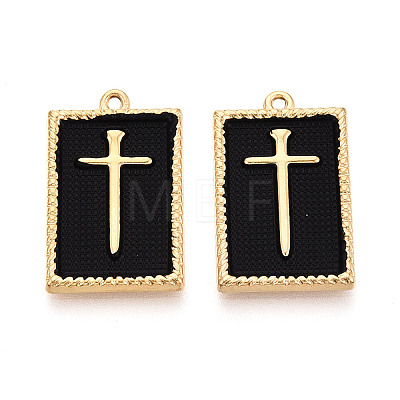 304 Stainless Steel & Spray Painted Pendants STAS-T073-65A-G-1
