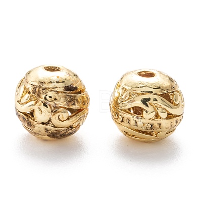 Alloy Hollow Beads PALLOY-P238-09G-RS-1