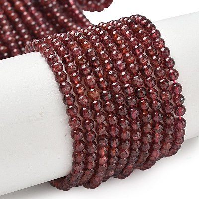 Natural Garnet Beads Strands G-Z104-A01-4mm-1