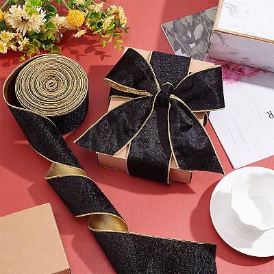 10 Yards Polyester & Cotton Ribbons OCOR-WH0080-74-1