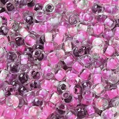 Transparent Glass Round Seed Beads SEED-B001-05A-02-1