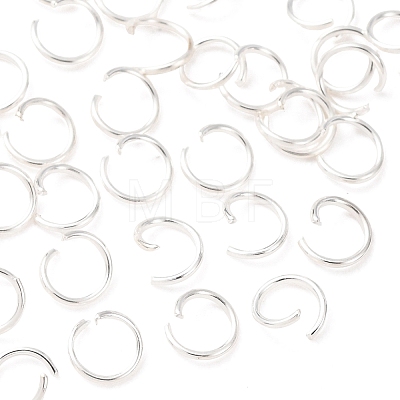 Brass Open Jump Rings KK-G604-08S-19-1