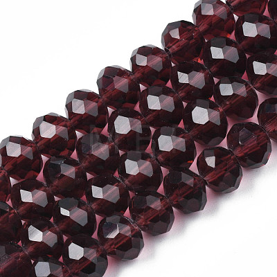 Glass Beads Strands EGLA-A034-T8mm-D26-1