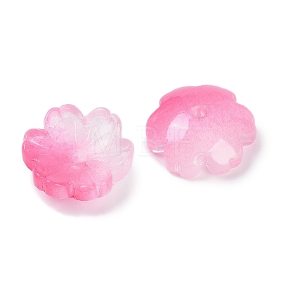 Transparent Spray Paint Glass Beads X1-GLAA-H035-04H-1