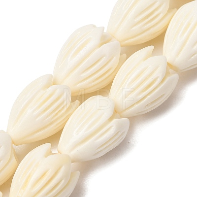 Synthetic Coral Carved Beads Strands SH-CBAE713-06-1