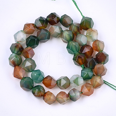 Natural Agate Beads Strands G-T121-08C-1