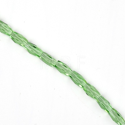 Glass Quartz Faceted Beads Strands GLAA-WH0025-63A-1