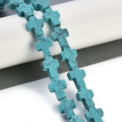 Synthetic Turquoise Beads Strands G-I369-A09-02-1