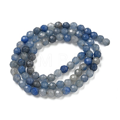 Natural Blue Aventurine Beads Strands G-E571-A10-04-1