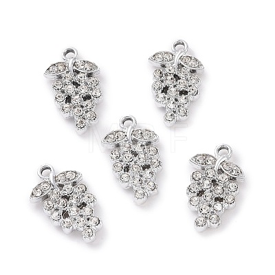 Alloy Crystal Rhinestone Pendants ALRI-H004-39P-1