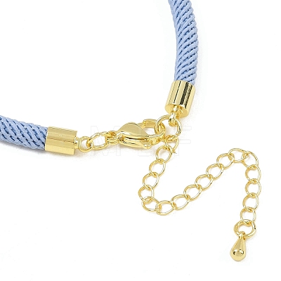 4.5MM Round Nylon Milan Cord Bracelet Making BJEW-I245-01G-32-1