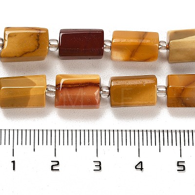 Natural Mookaite Beads Strands G-G068-A08-01-1