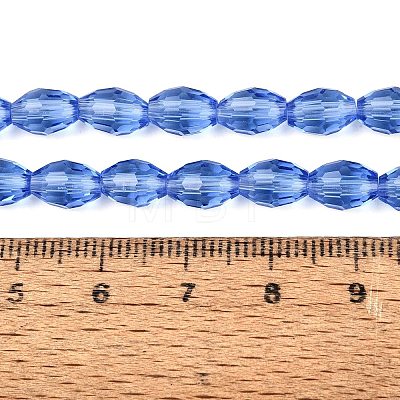 Transparent Glass Beads Strands GLAA-N071-01A-A13-1