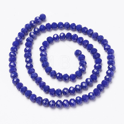 Opaque Solid Color Glass Beads Strands EGLA-A034-P3mm-D07-1