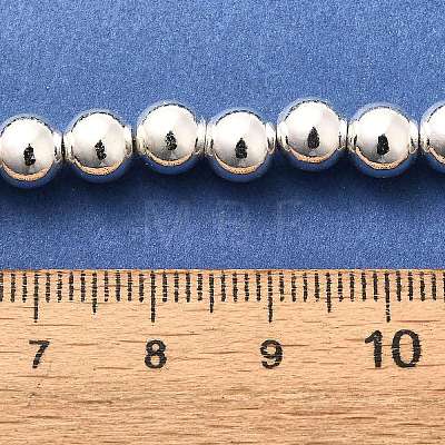 Electroplated Synthetic Magnetic Hematite Beads Strands G-L613-F01-01D-1