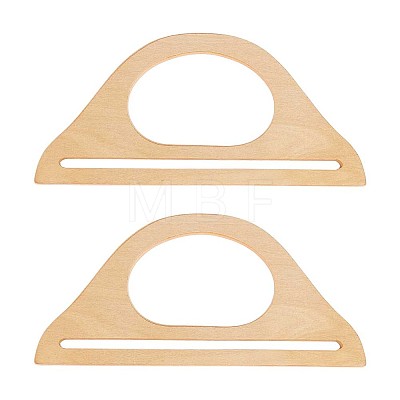 D-shape Wooden Bag Handles FIND-WH0135-77A-1