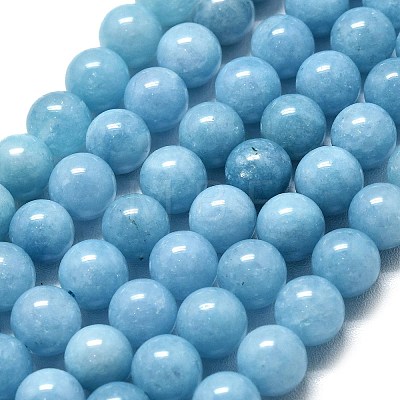 Natural Malaysia Jade Beads Strands G-L645-A01-8mm-15-1