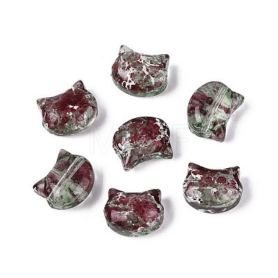 Picasso Transparent Glass Beads SEED-N012-07G-1