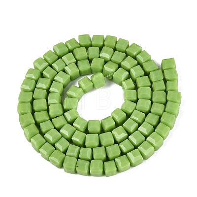 Mixed Styles Glass Beads Strands GLAA-R041-4x4mm-M01-1