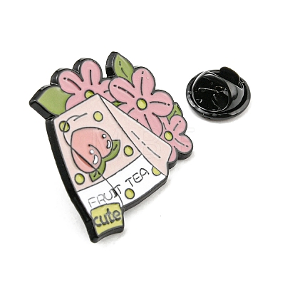 Pink Series Food Theme Enamel Pins JEWB-P021-E02-1