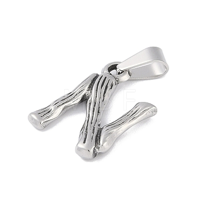 Non-Tarnish 304 Stainless Steel Pendants STAS-F235-01P-N-1