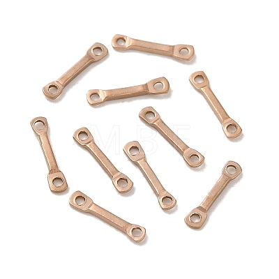 Ion Plating(IP) 304 Stainless Steel Links Connector Charms STAS-Q323-07RG-1