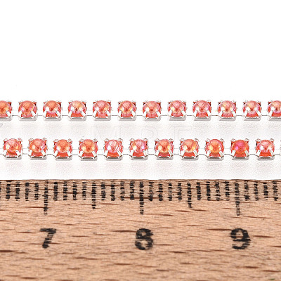 Iron & ABS Imitation Pearl Cup Chains CH-T007-01A-07-1