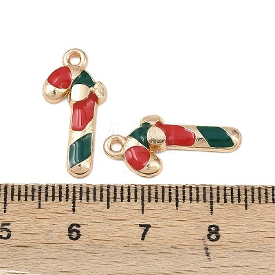 Christmas Alloy Enamel Pendants FIND-I067-02KCG-13A-1
