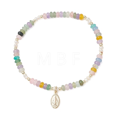 304 Stainless Steel Charm Bracelets BJEW-JB13091-1