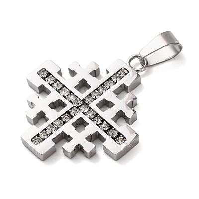 304 Stainless Steel Pendants STAS-D214-01P-1