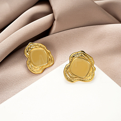 304 Stainless Steel Stud Earrings WG6E19D-09-1