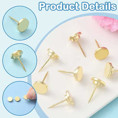 30Pcs Zinc Alloy Drawing Pins FIND-WH20033-036G-1