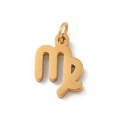 304 Stainless Steel Charms STAS-R001-04G-06-1