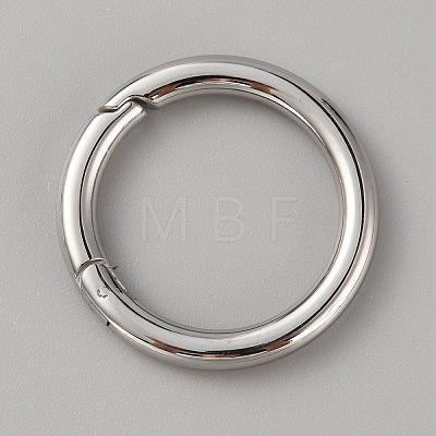 316 Stainless Steel Spring Gate Rings X-STAS-WH0033-35B-1