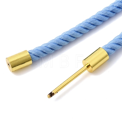 3MM Round Nylon Milan Cord Necklaces Making BJEW-H642-01G-32-1
