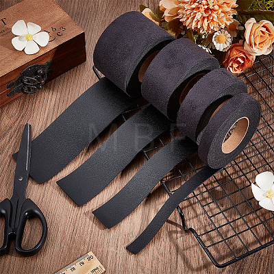 2M PVC Imitation Leather Ribbons SRIB-WH0011-126A-01-1