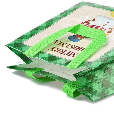 Christmas Theme Laminated Non-Woven Waterproof Bags ABAG-B005-02A-03-1