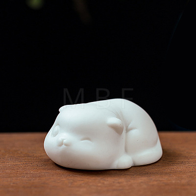 Cat Porcelain Incense Burners Holder PW-WGEC954-04-1